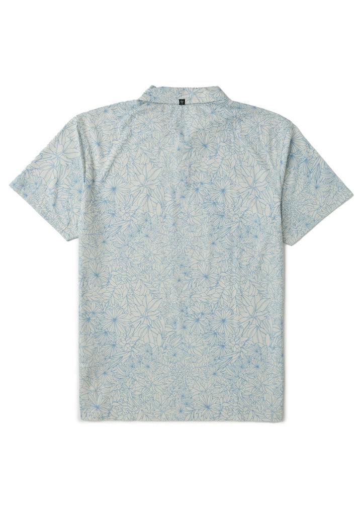 Vissla Bogey Man Eco Drirelease SS Polo in Bone, view 2