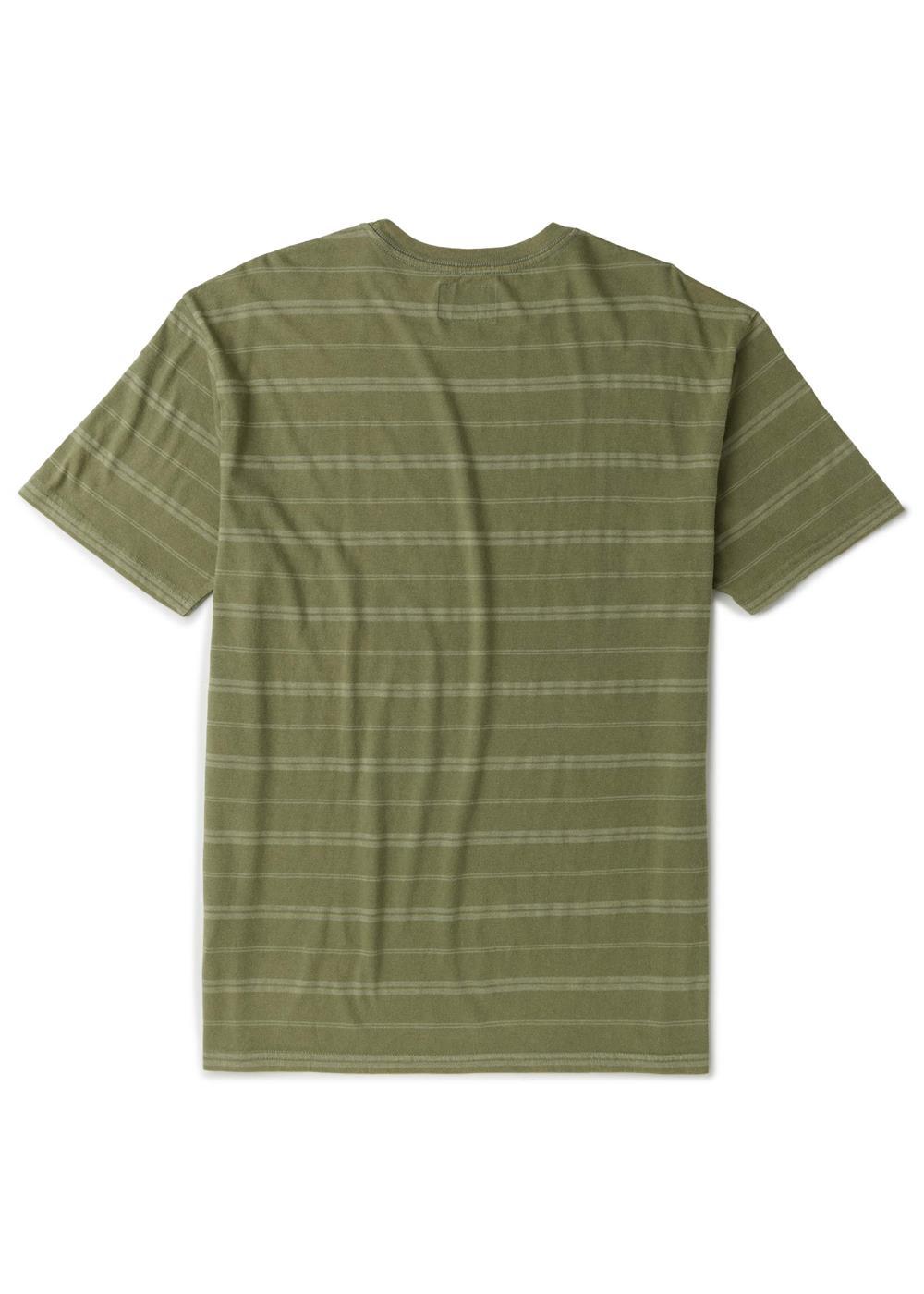 Vissla Trim Lines SS Tee in Army, view 3