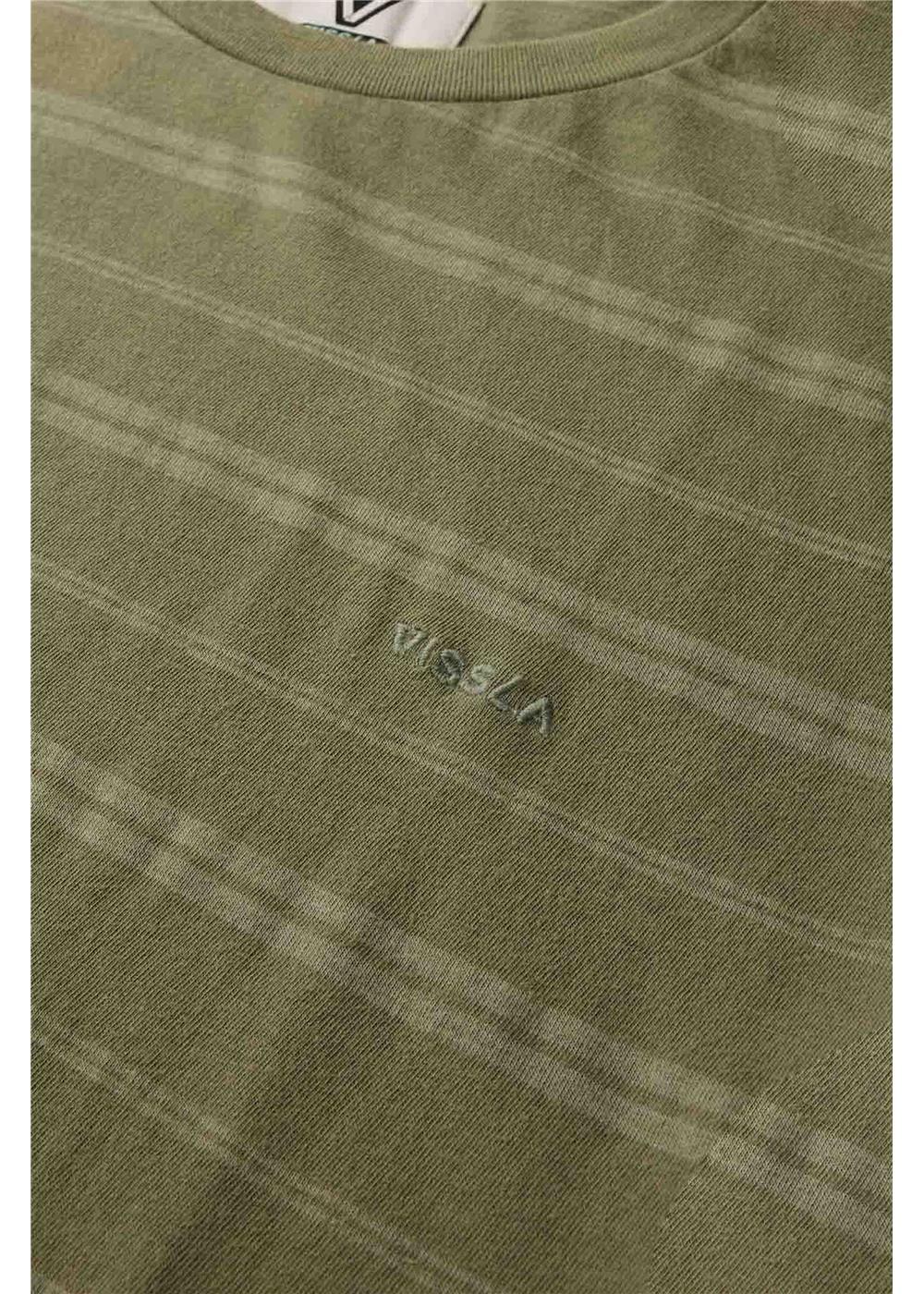Vissla Trim Lines SS Tee in Army, view 4