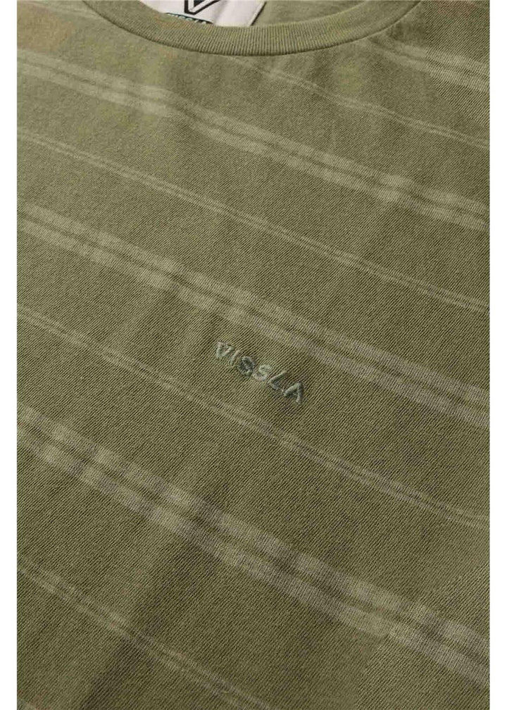 Vissla Trim Lines SS Tee in Army, view 4