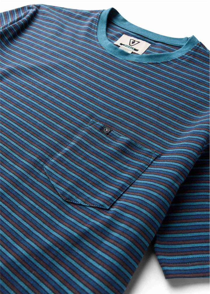 Vissla Mini Jam Eco Short Sleeve Tee in Tidal Blue, view 3