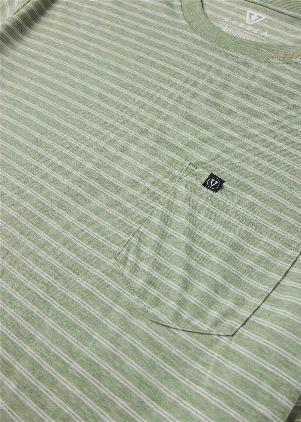 Vissla Second Spot Eco Drirelease SS Tee in Sage, view 2