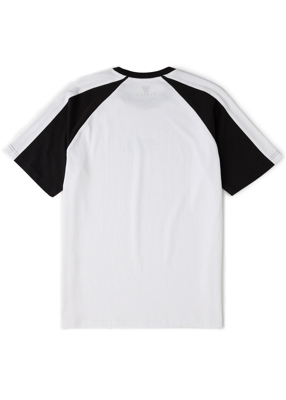 Vissla Split Heavyweight Raglan Organic Tee in White, view 2