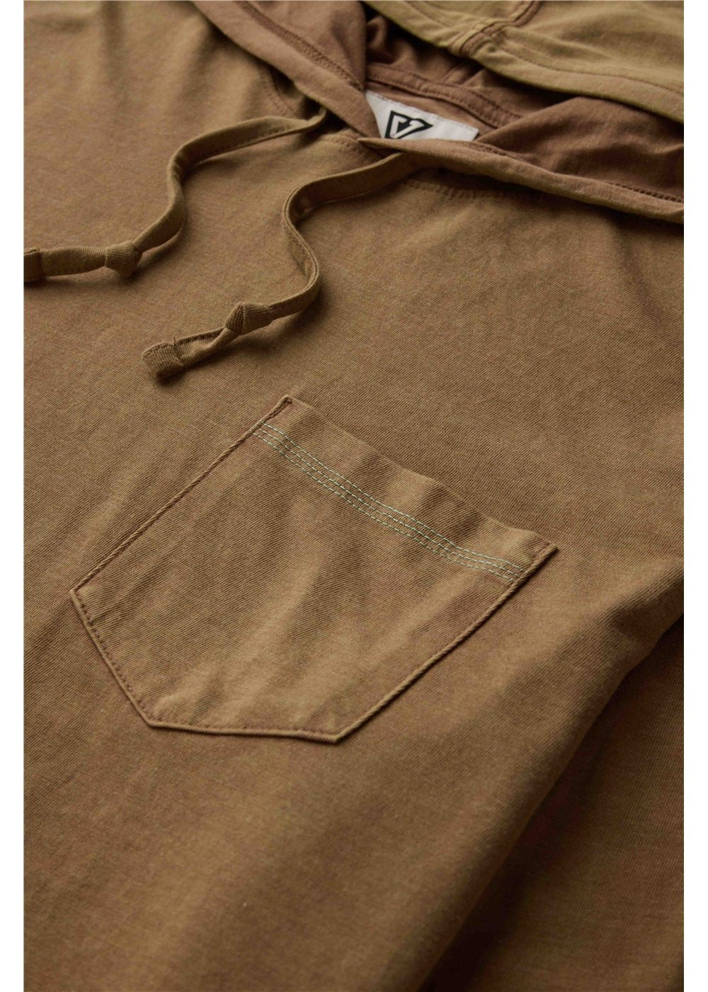 Vissla Solid Sets Knit Pullover in Chocolate, view 3
