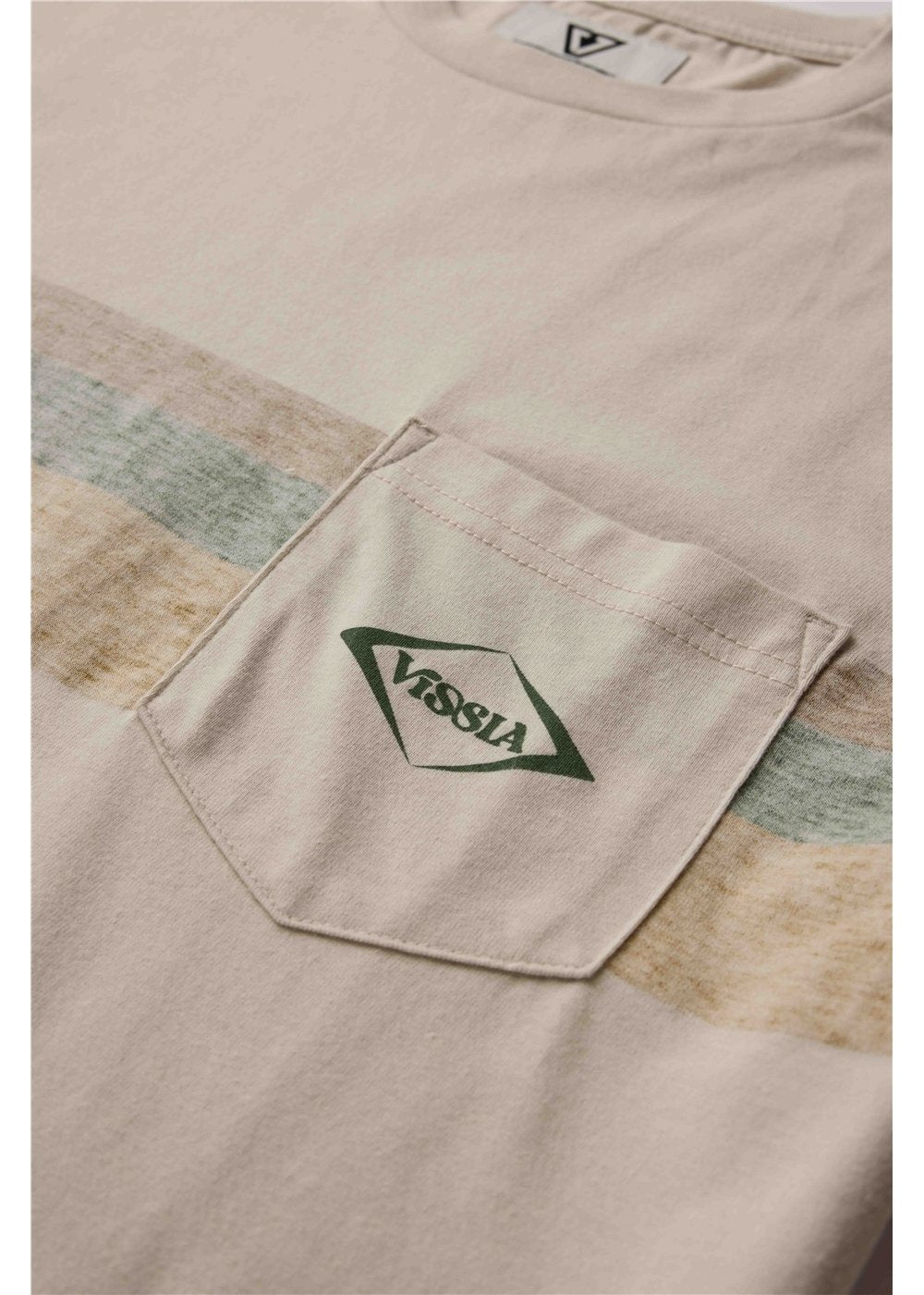 Vissla Speed Line SS Tee in Dune, view 3