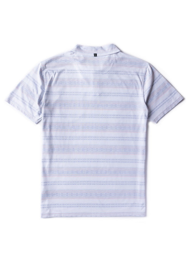 Vissla Hy-Lite Eco Drirelease SS Polo in Vintage White, view 2