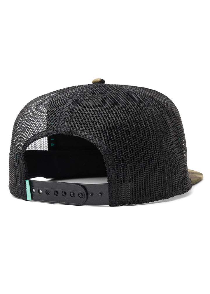 Vissla Garage Foam Trucker Hat in Camo, view 2