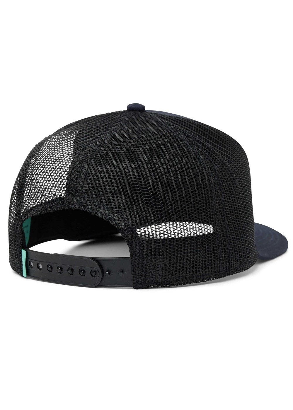 Vissla Solid Sets Eco Trucker Hat in Dark Denim, view 2