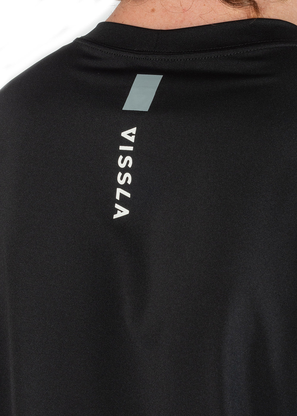 Vissla Twisted Eco SS Sun Shirt in Black, view 4