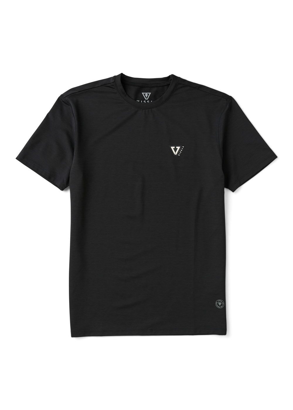 Vissla Twisted Eco SS Sun Shirt in Black, view 5