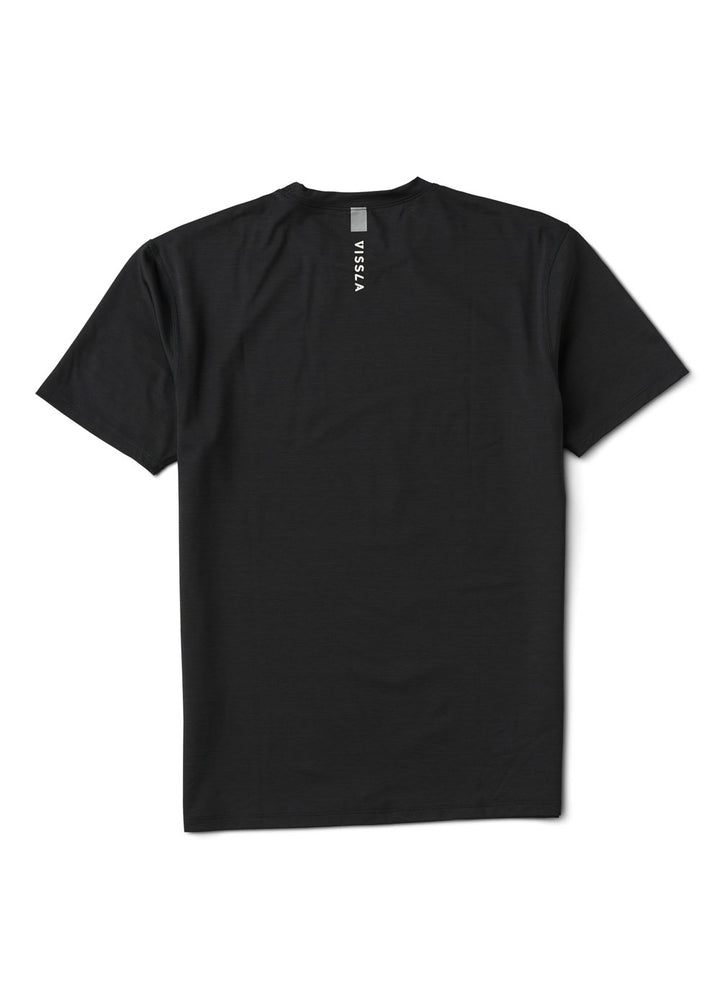 Vissla Twisted Eco SS Sun Shirt in Black, view 6