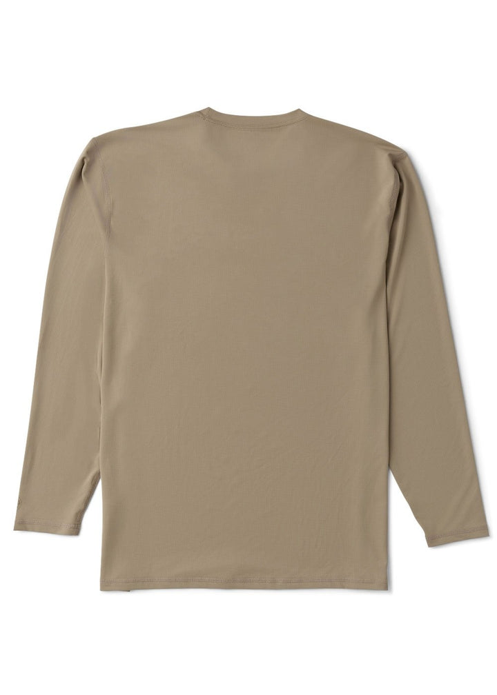 Vissla Pro Comp LS Sun Shirt in Sand, view 3