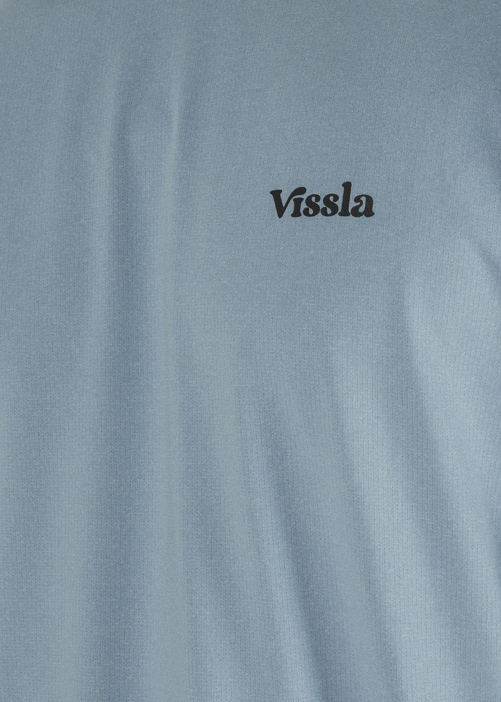Vissla Pro Comp LS Sun Shirt in Faded Denim, view 3