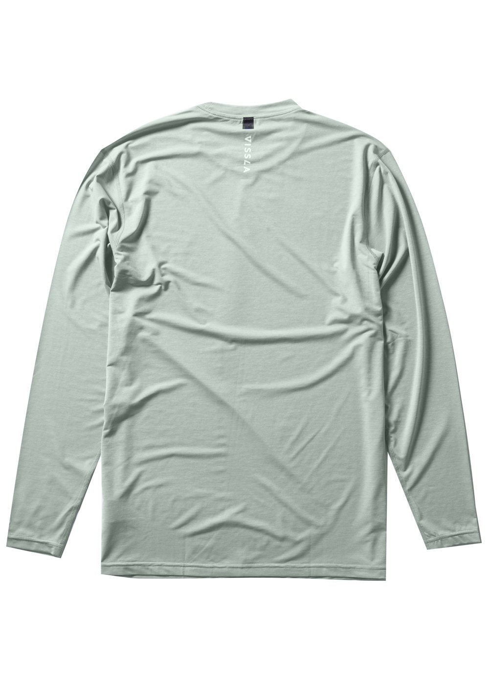 Vissla Twisted Eco LS Sun Shirt in Sea Green Heather, view 4