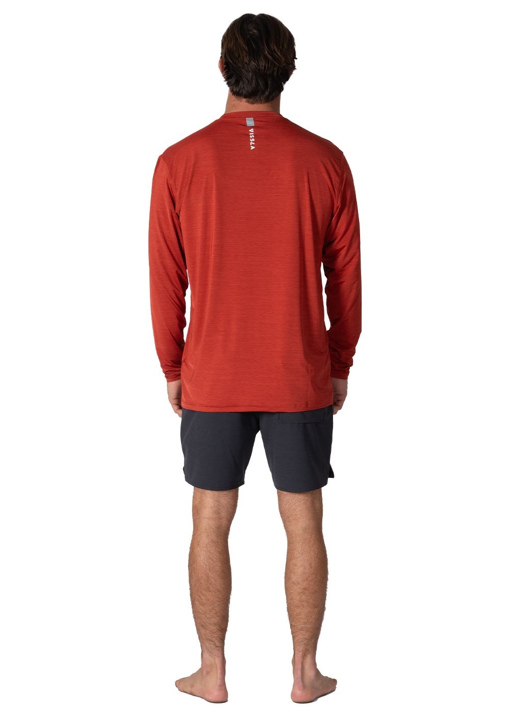 Vissla Twisted Eco LS Sun Shirt in Picante, view 2