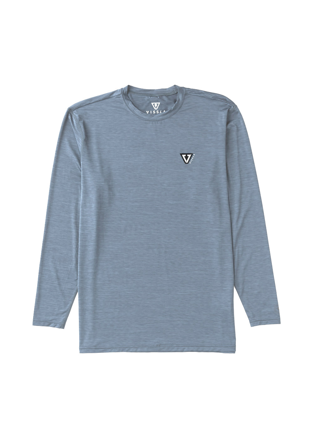 Vissla Twisted Eco LS Sun Shirt in Slate Heather, view 5