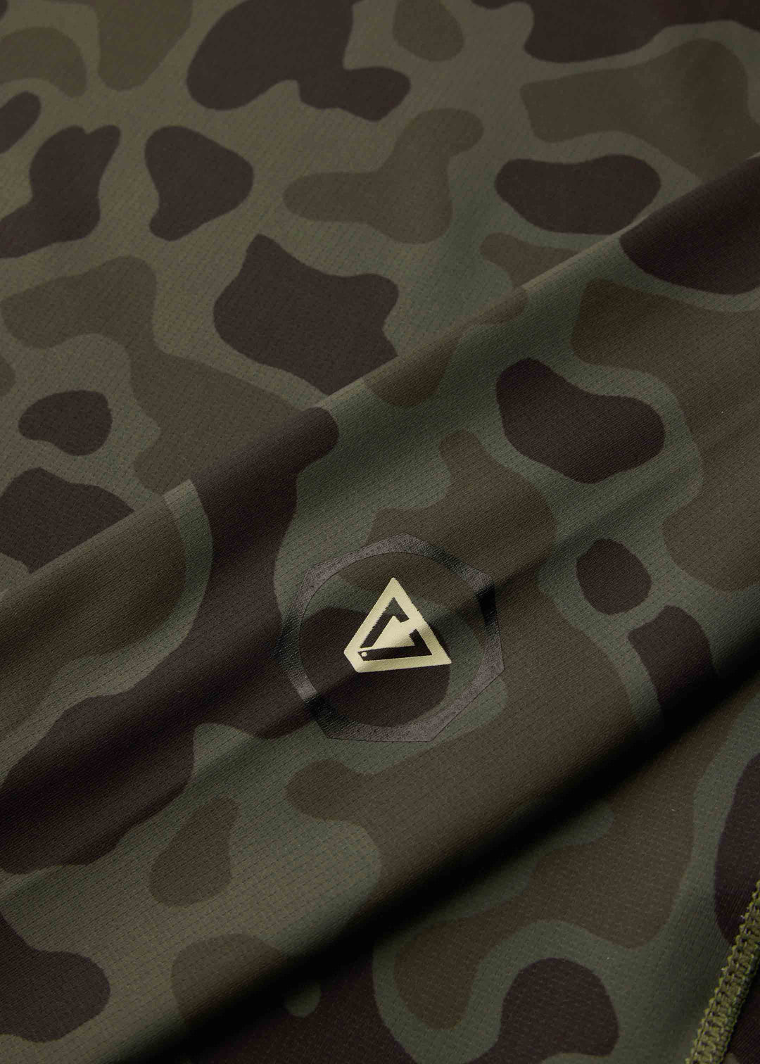 Vissla Warm Seas Eco Hooded LS Rash Guard in Camo, view 8
