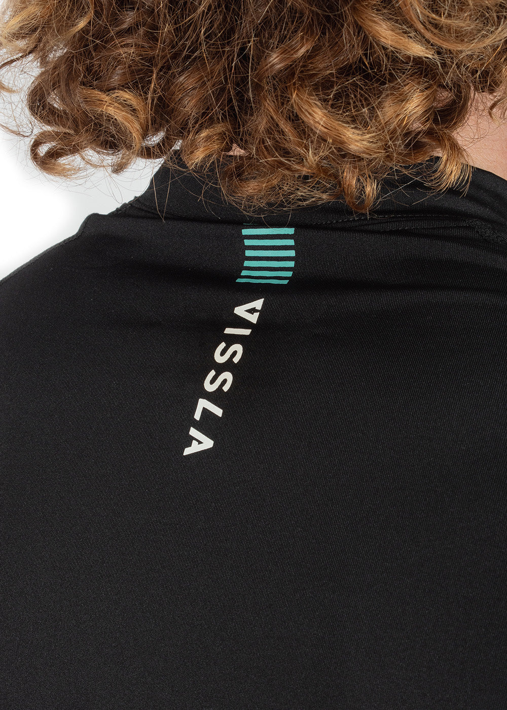 Vissla Warm Seas Eco LS Rash Guard in Black, view 4