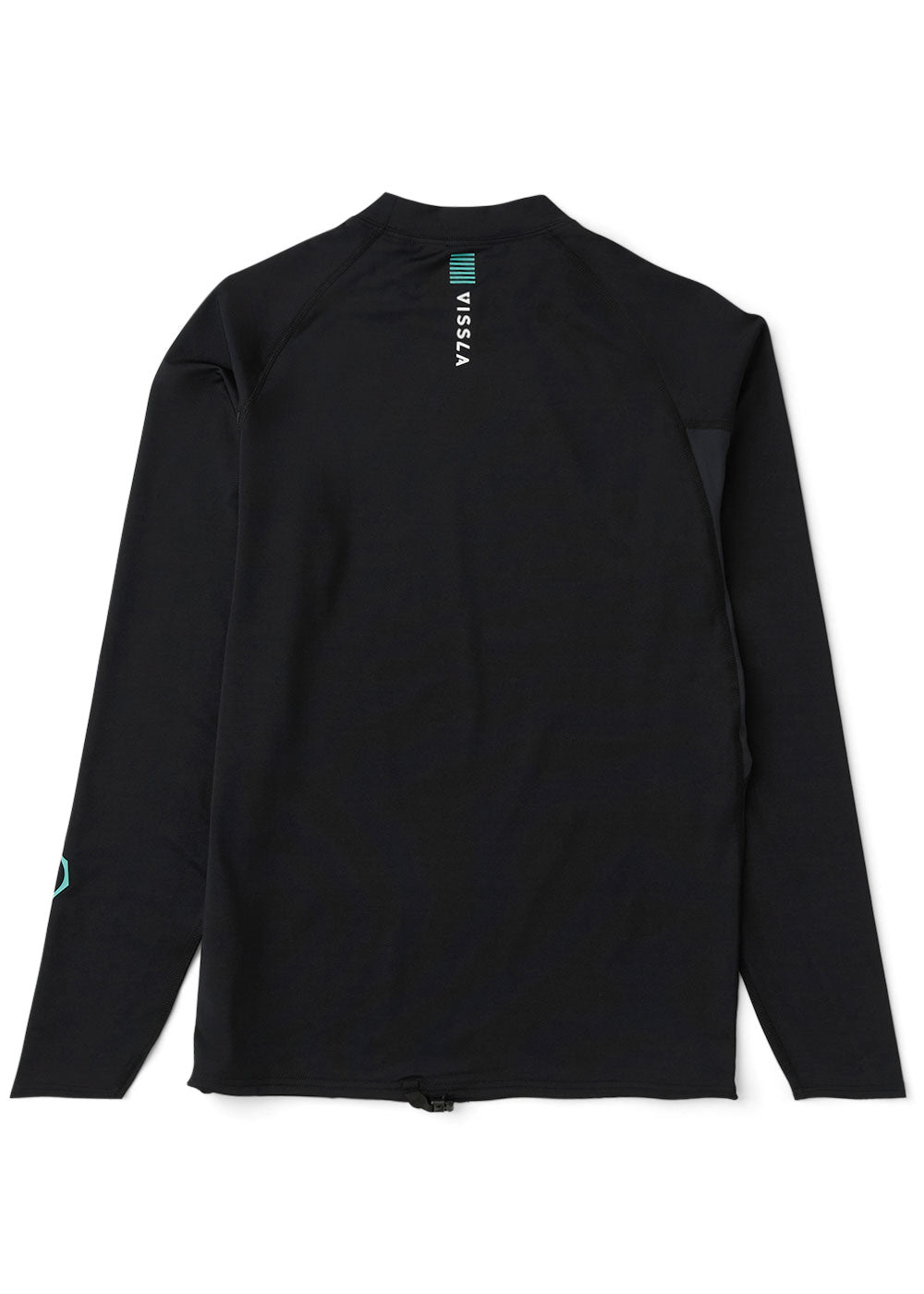 Vissla Warm Seas Eco LS Rash Guard in Black, view 6
