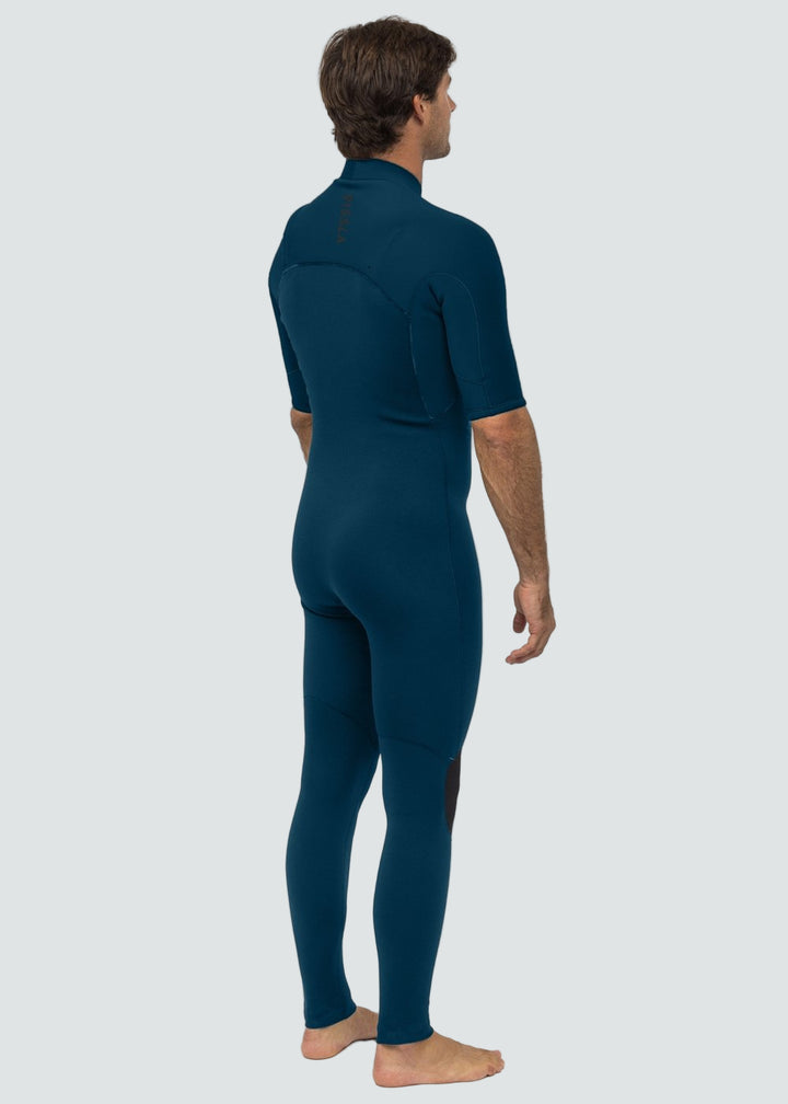 Vissla High Seas II 2-2 Short Sleeve Full Wetsuit in Navy, view 2
