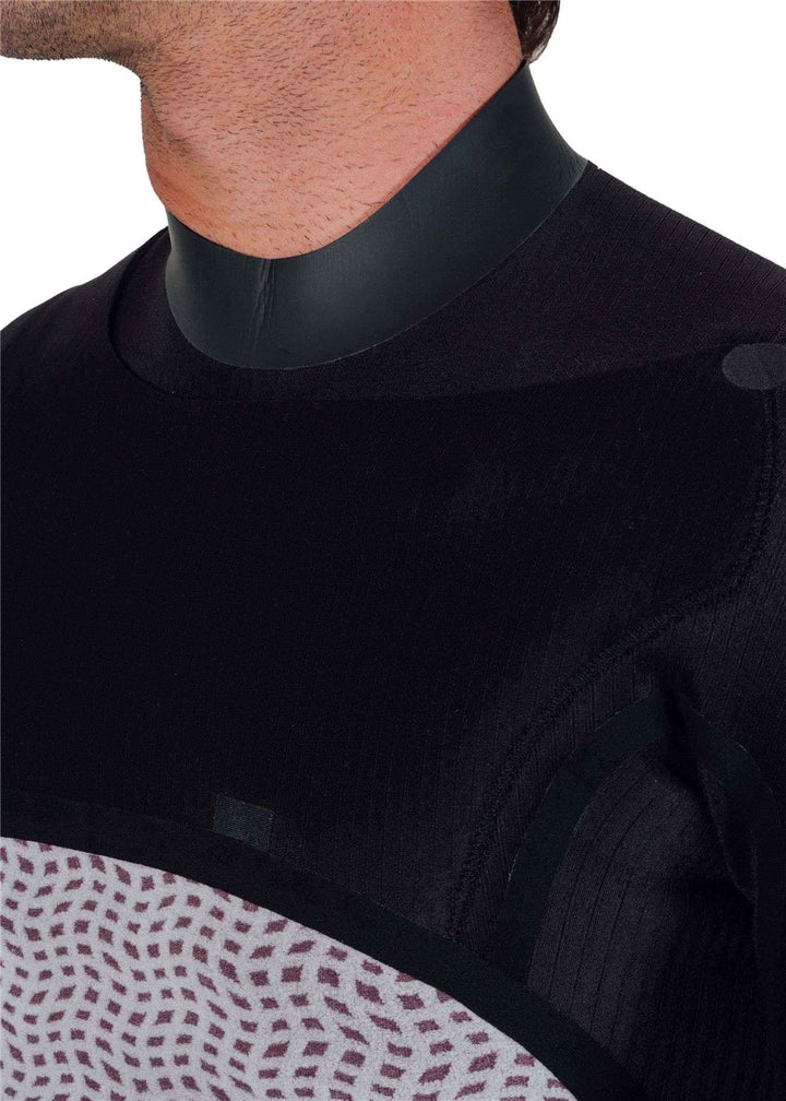 Vissla Natural Seas 3-2 Full Chest Zip Wetsuit in Black, view 6