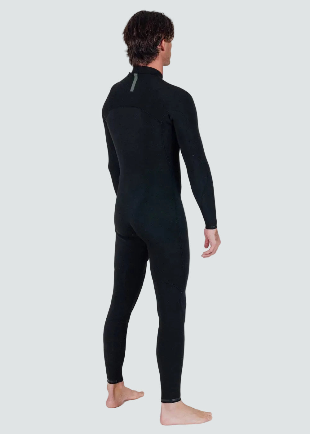 Vissla Natural Seas 3-2 Full Chest Zip Wetsuit in Black, view 4