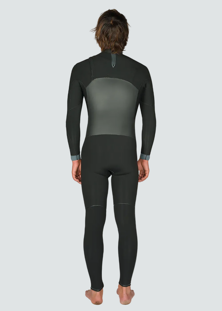 Vissla North Seas 3-2 Full Chest Zip Wetsuit in Black, view 4