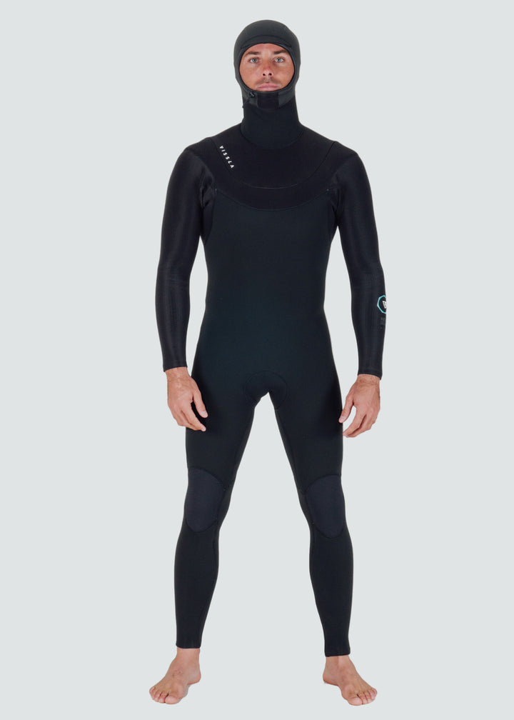 Vissla New Seas 5-4 Hooded U-Zip Full Wetsuit