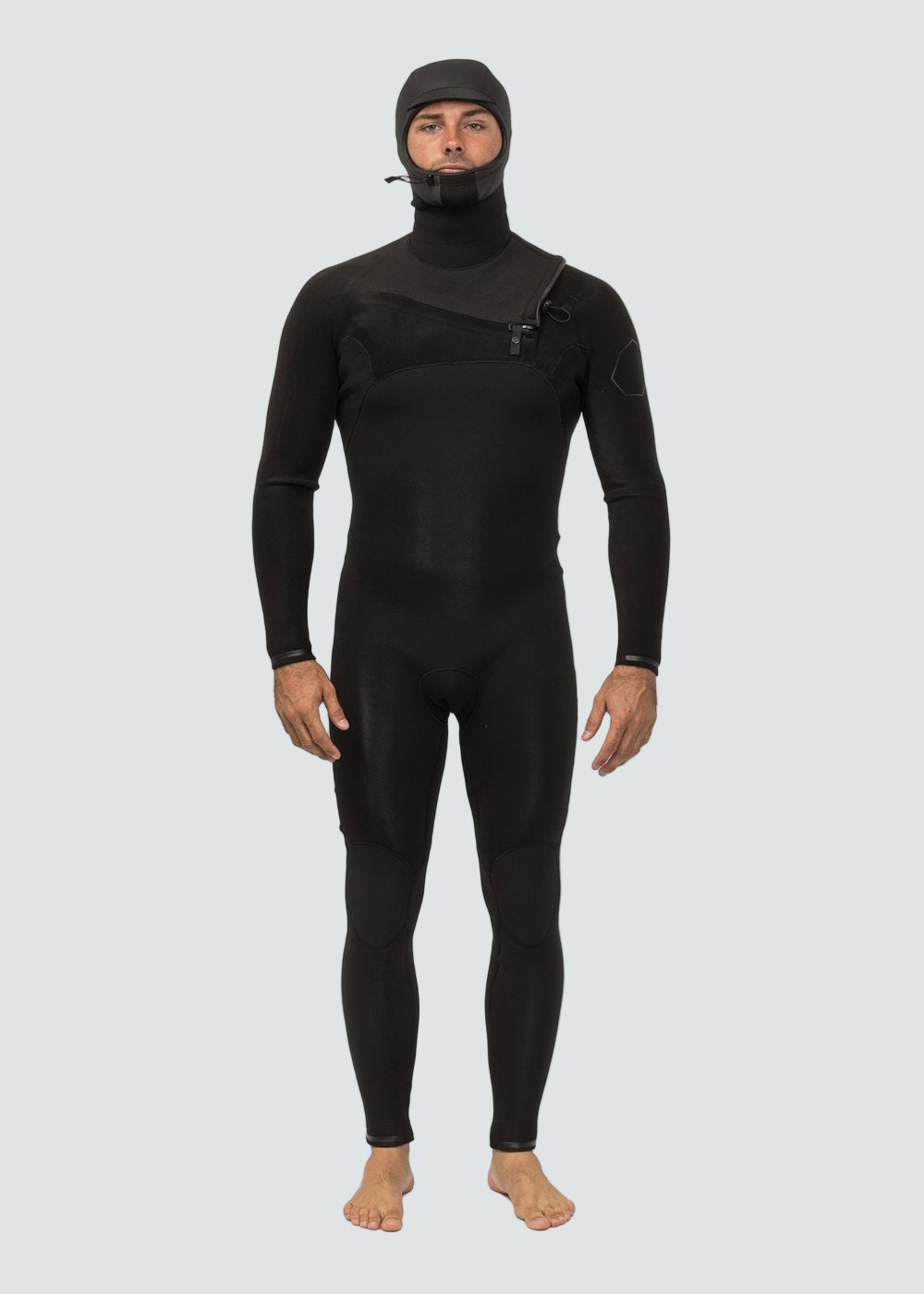 Vissla High Seas II 4-3 Full Hooded Chest Zip Wetsuit