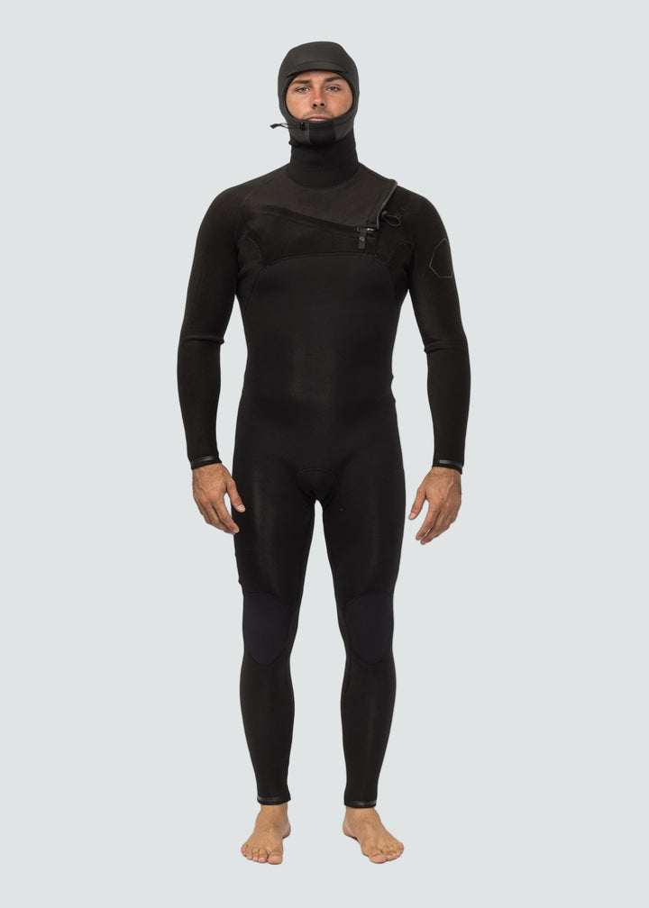 Vissla High Seas II 4-3 Full Hooded Chest Zip Wetsuit