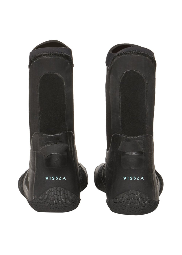 Vissla 7 Seas 3mm Split Toe Wetsuit Bootie in Black, view 3