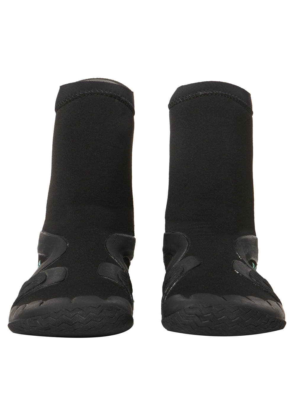 Vissla 7 Seas 5MM Round Toe Wetsuit Bootie in Black, view 2