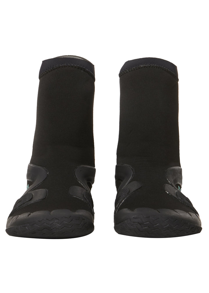 Vissla 7 Seas 5MM Round Toe Wetsuit Bootie in Black, view 2