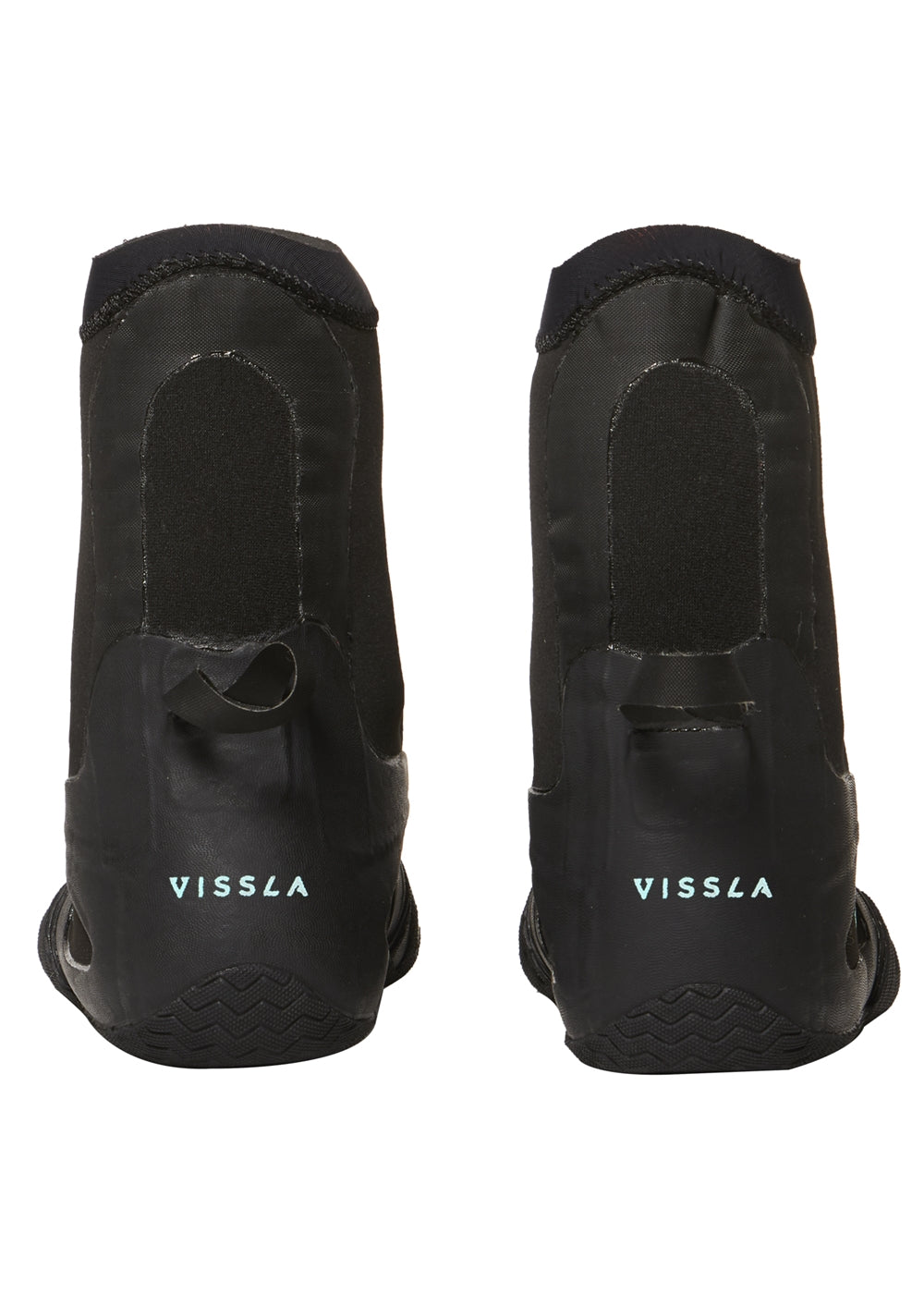 Vissla 7 Seas 5MM Round Toe Wetsuit Bootie in Black, view 3