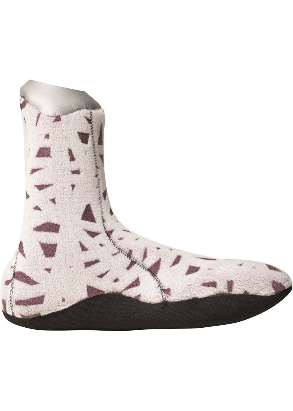 Vissla 7 Seas 5MM Round Toe Wetsuit Bootie in Black, view 4