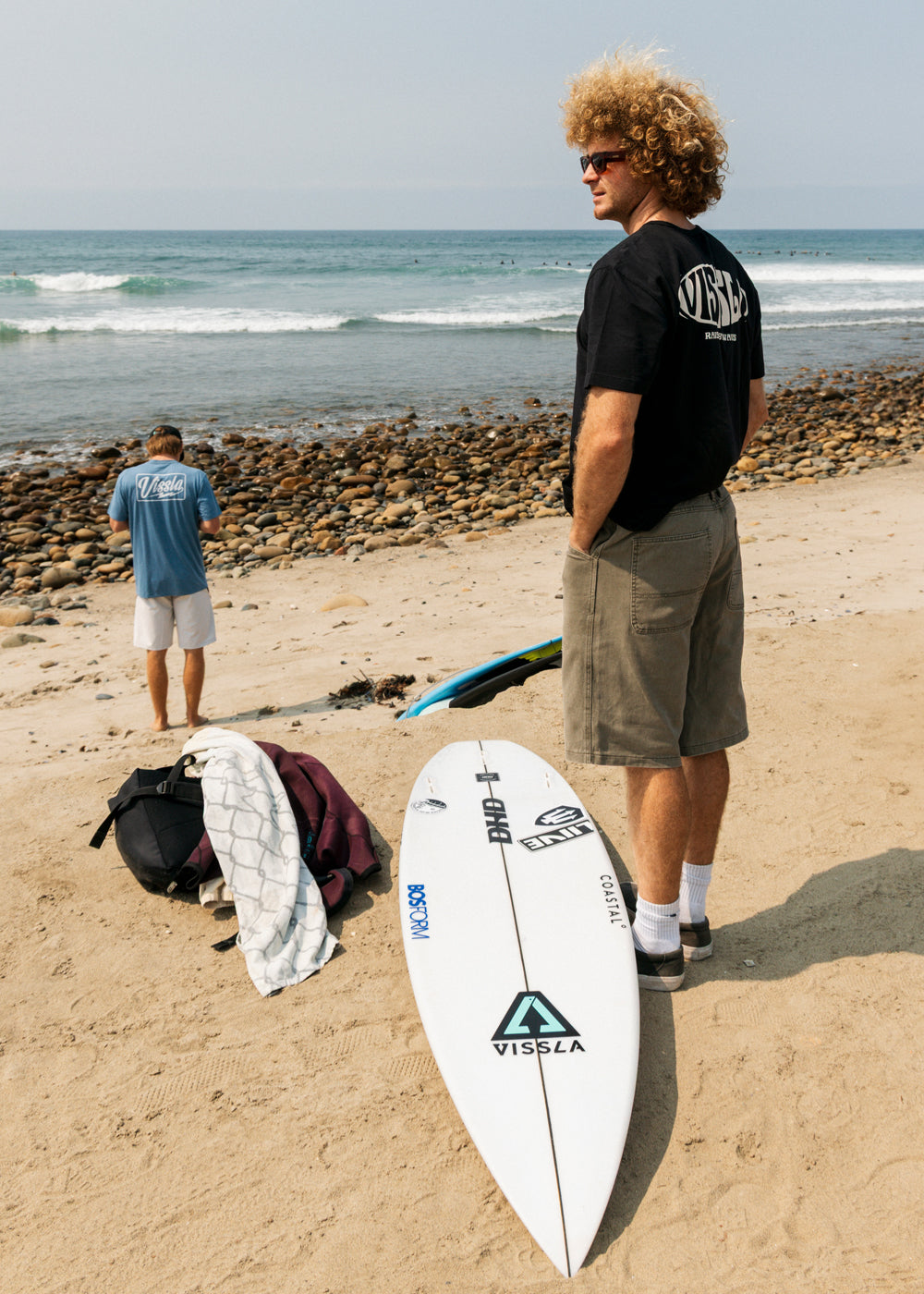 Vissla Pier Bowl 22" Walkshort in Army, view 2