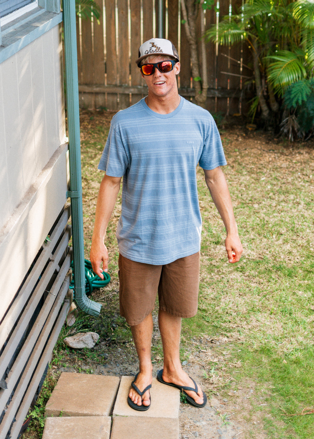 Vissla Pismo Painter 21" Walkshort in Chocolate, view 2