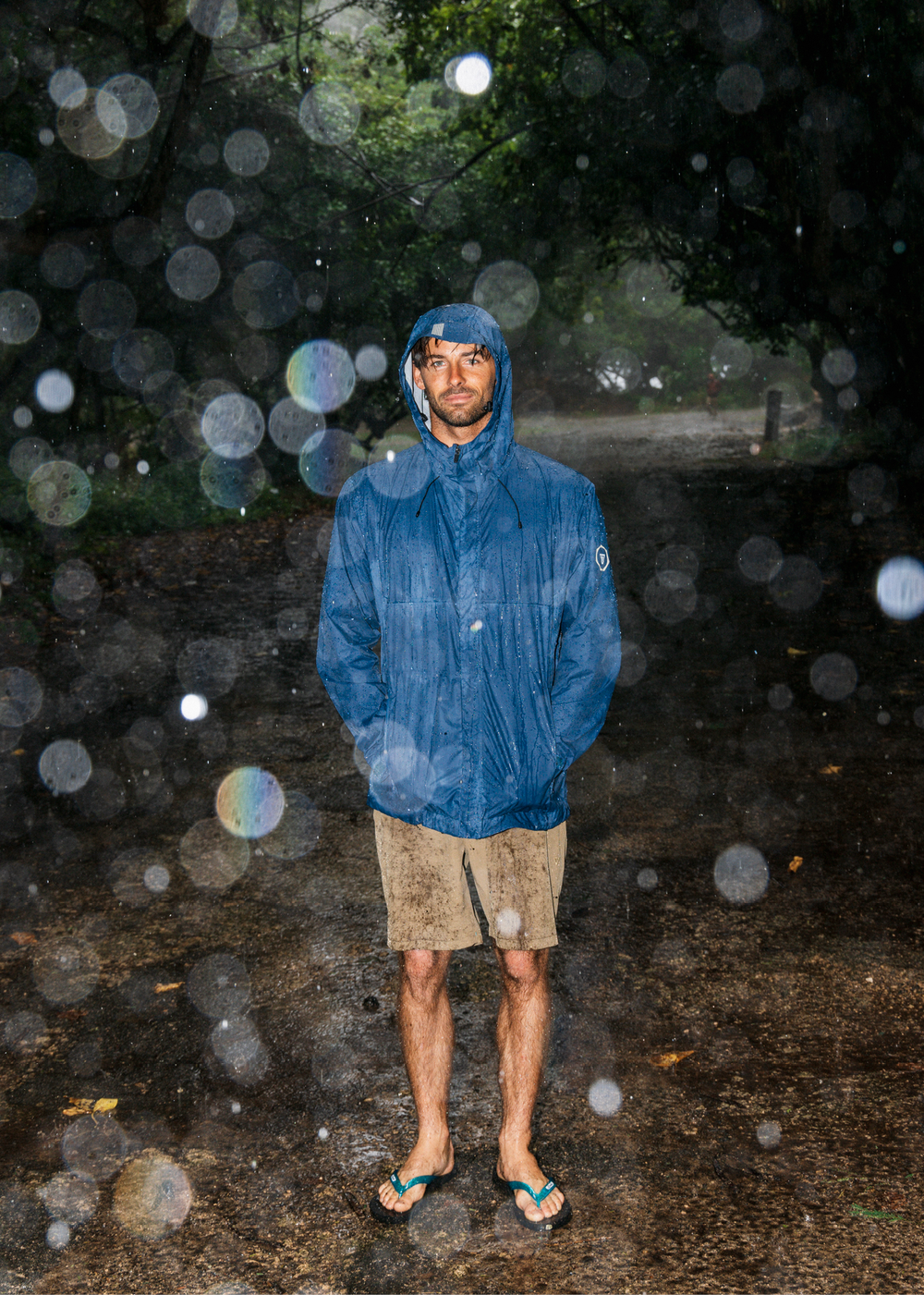 Vissla Noreaster 5K Eco Rain Jacket in Dark Denim, view 2