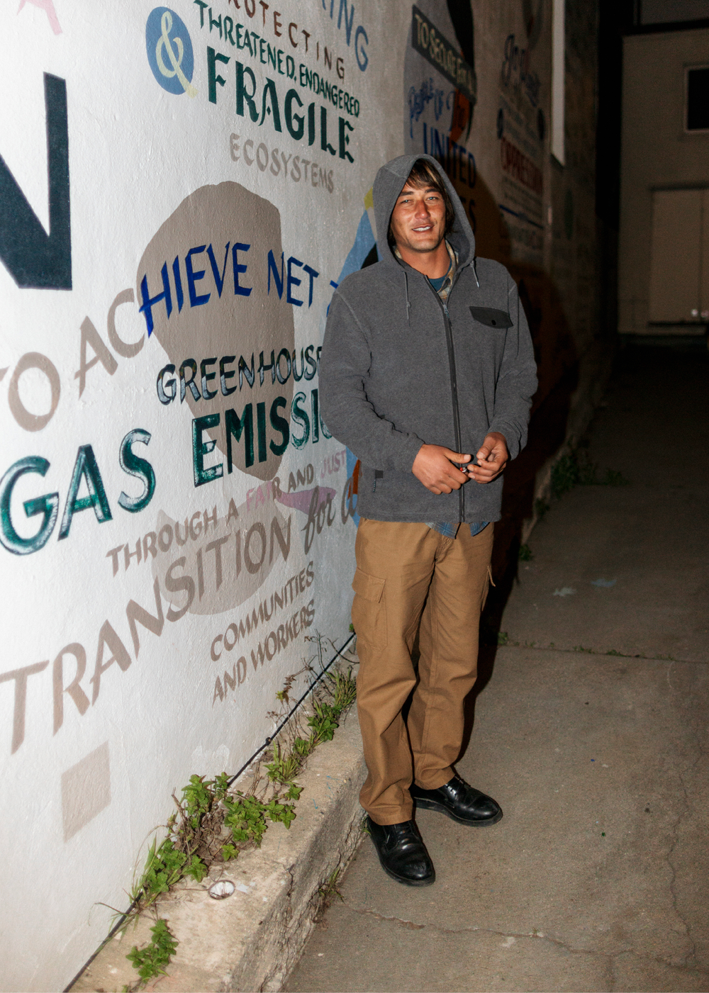 Vissla Looper Eco Zip Hoodie in Phantom, view 2