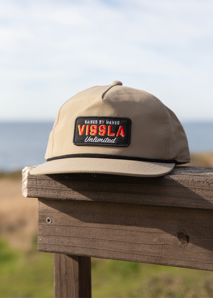 Vissla Big Spin Hybrid Hat in Khaki, view 2