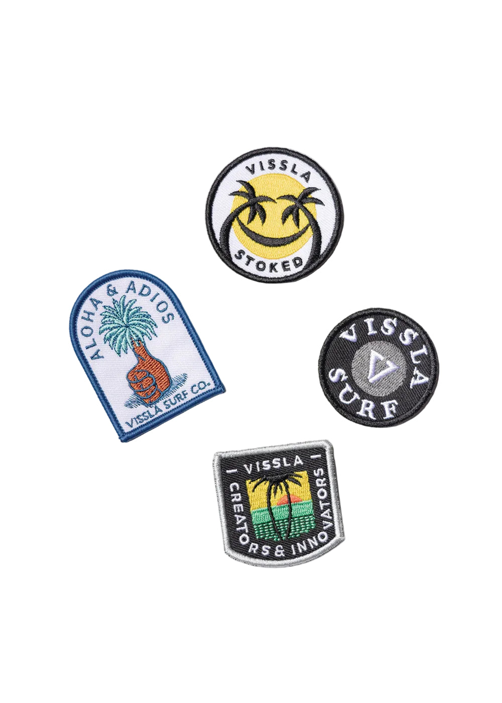 Vissla Patch Set in Multi, view 2