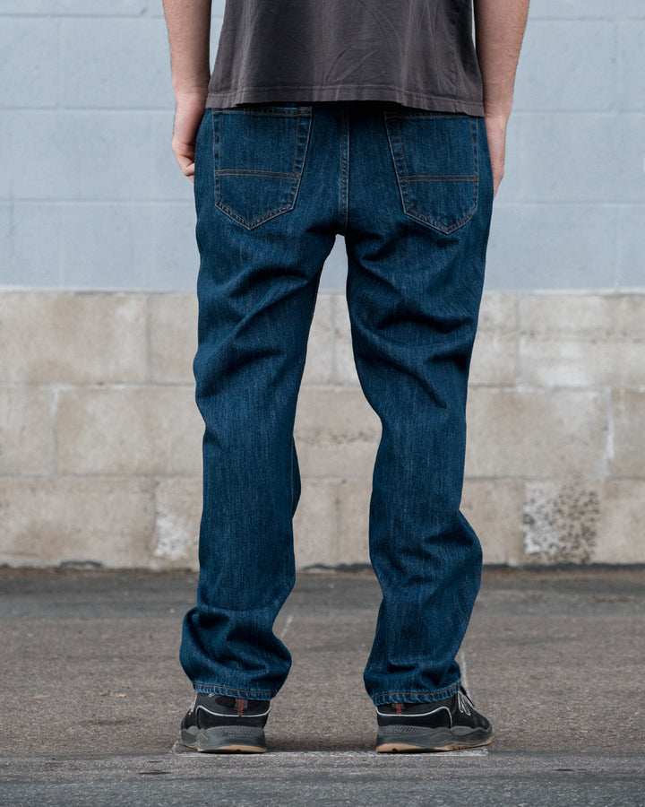 Vissla Let Loose 5 Pocket Jean in Ocean Rinse Wash, view 4