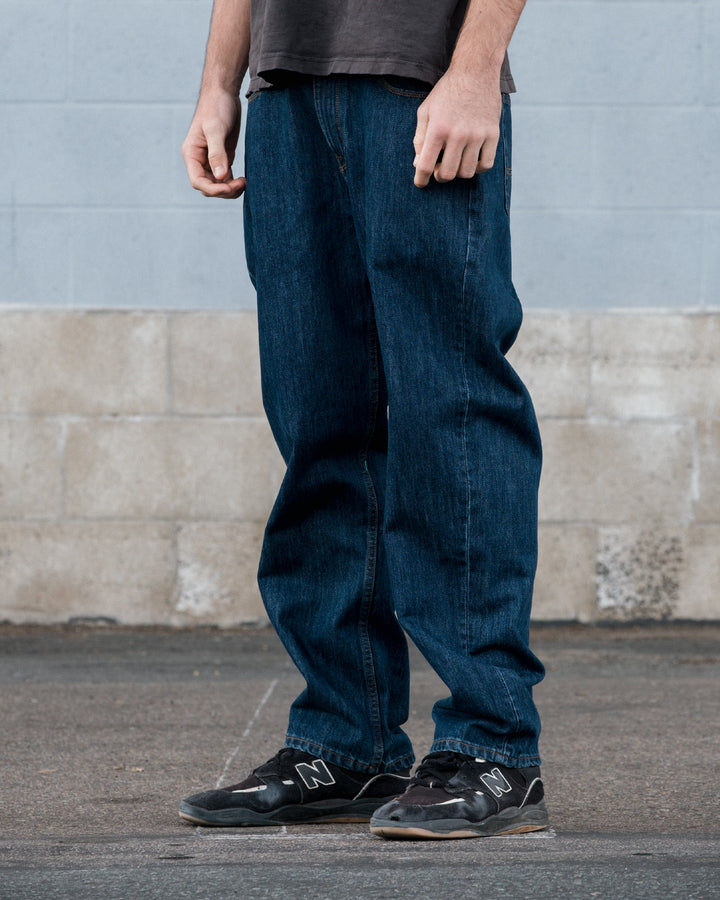 Vissla Let Loose 5 Pocket Jean in Ocean Rinse Wash, view 2