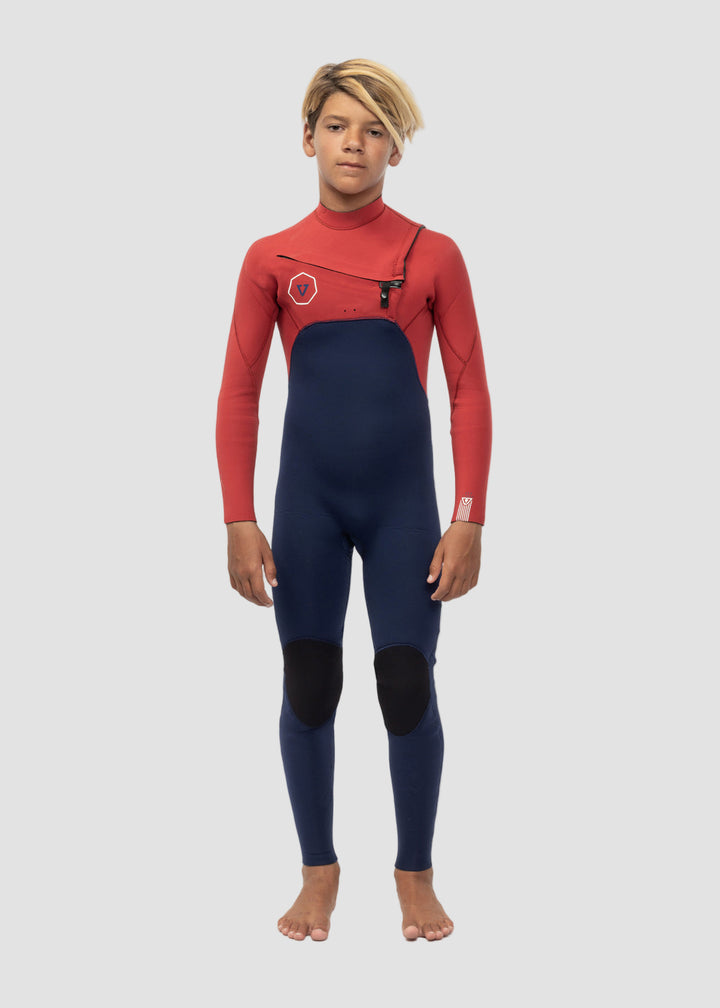 Vissla 7 Seas 3-2 Boys Chest Zip Full Wetsuit