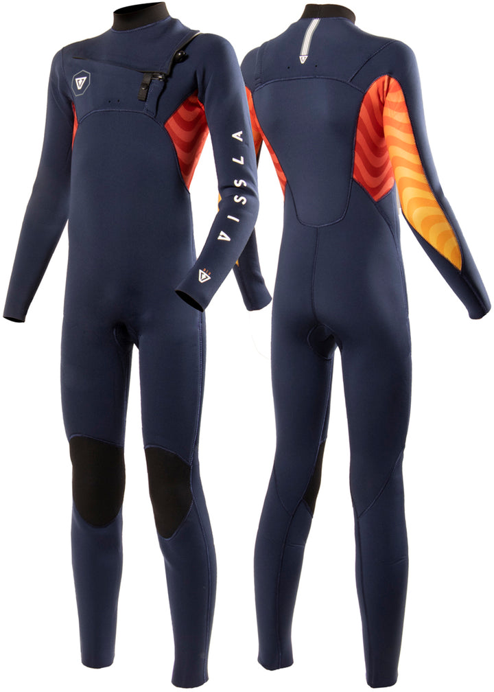 7 Seas Boys Shredder 3-2 Full Chest Zip Wetsuit