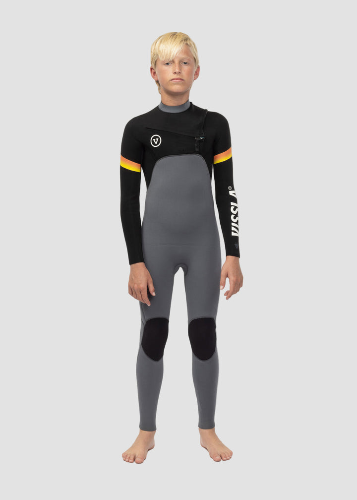 Vissla 7 Seas Boys Raditude 3-2 Full Chest Zip Wetsuit