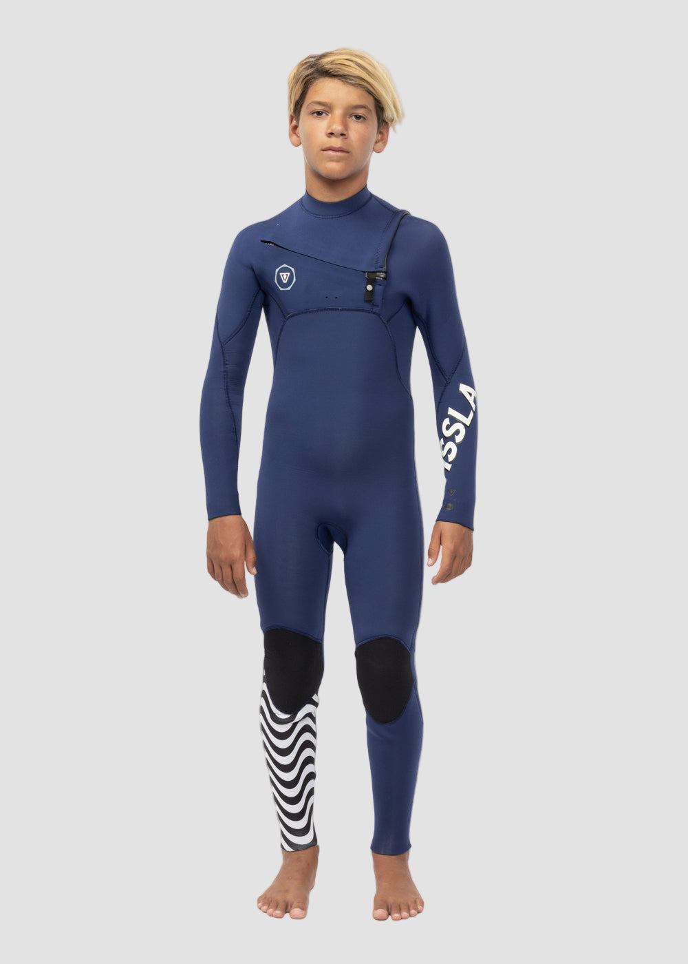 Vissla 7 Seas Boys 3-2 Full Chest Zip Wetsuit