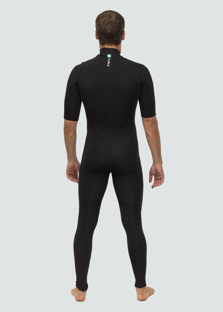 Vissla 7 Seas 2-2 Short Sleeve Full Wetsuit in Black, view 2