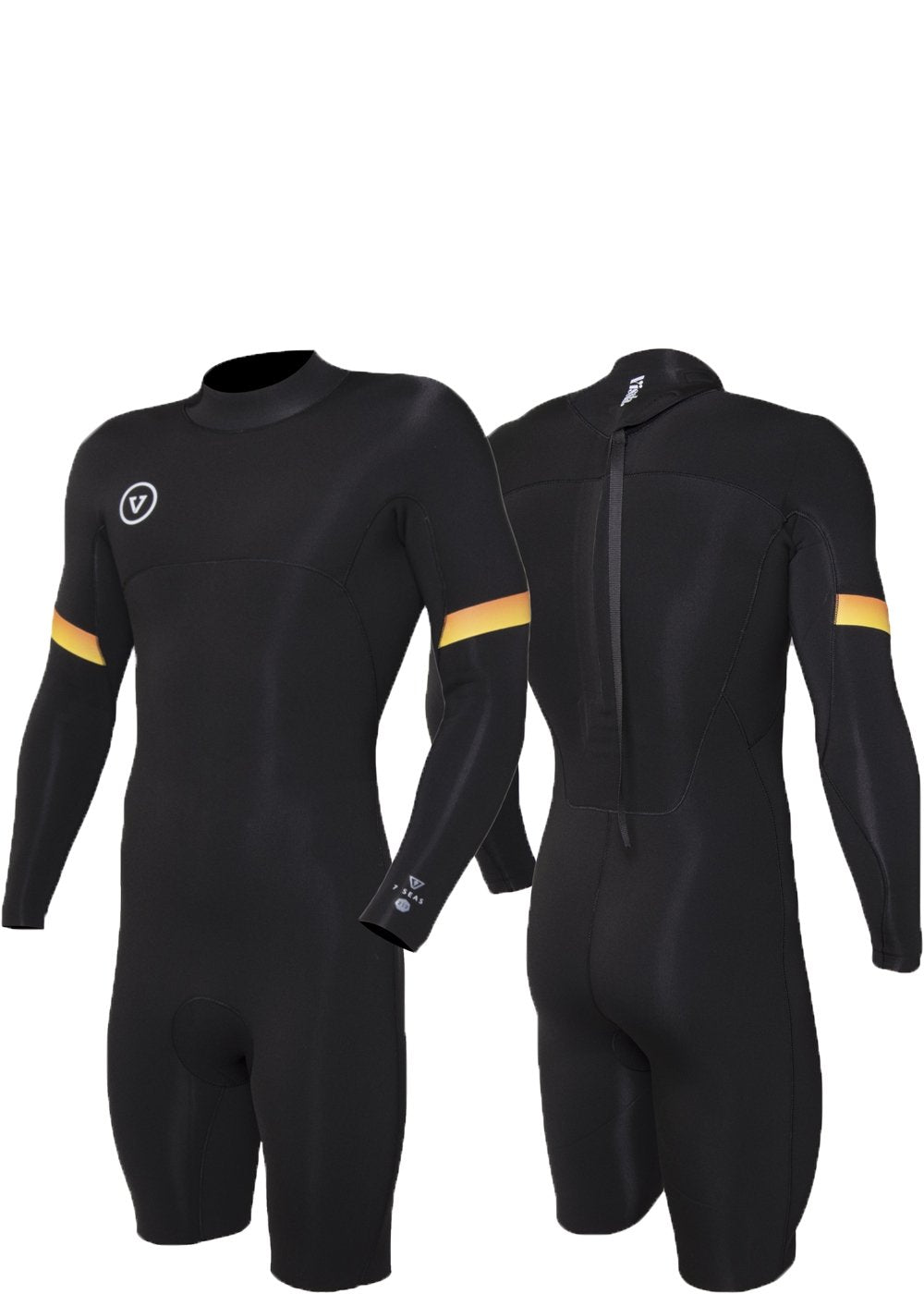 Vissla 7 Seas Raditude 2-2 LS Spring Wetsuit in Black, view 4