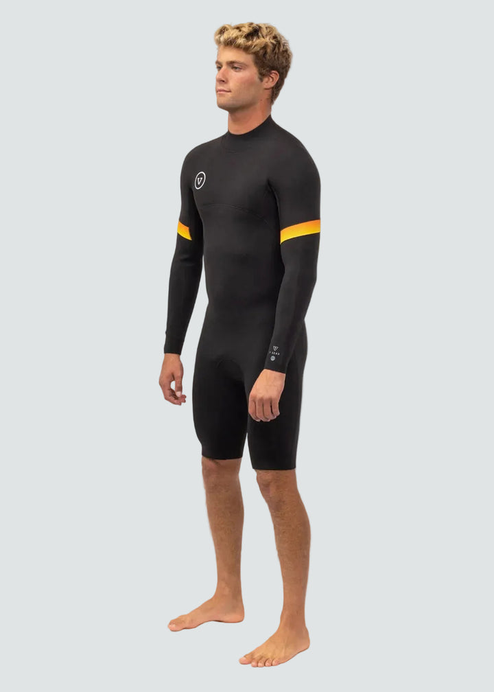 Vissla 7 Seas Raditude 2-2 LS Spring Wetsuit in Black, view 3